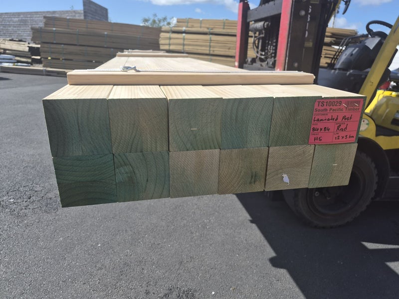 PINE LAMINATED POST 3.6M - D4S H5 - 84 x 84mm - 43.2m - TS10029 Carousel 2