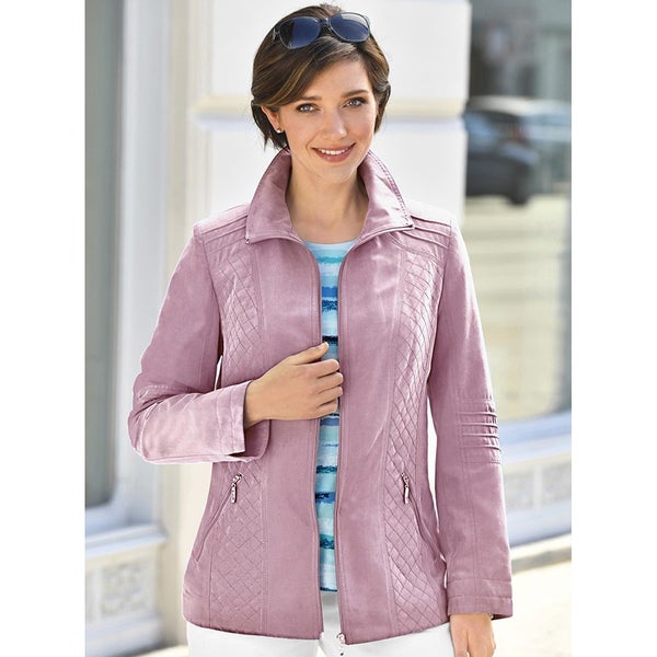 Piped Detail Jacket - Size 14 - Mauve - perfect for Autumn/Winter Carousel 1