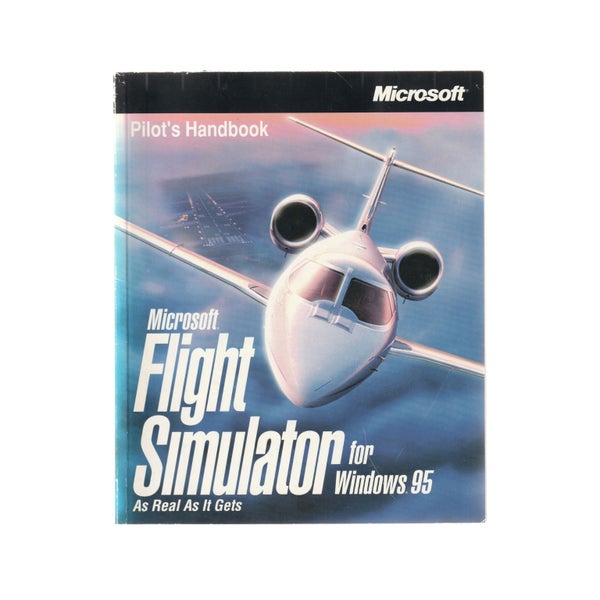 Microsoft Flight Simulator For Windows 95 • Pilot's Handbook Only • Manual VGC Carousel 1