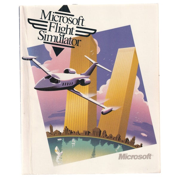 Microsoft Flight Simulator • Manual Complete Chart Set Quick Ref Guide v3.0 1988 Carousel 2