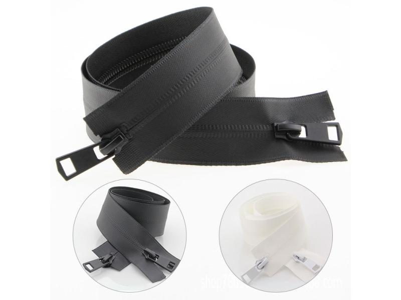 Waterproof Nylon Open-end Zipper For Clothes Sewing 5# 60 - 150cm Carousel 2