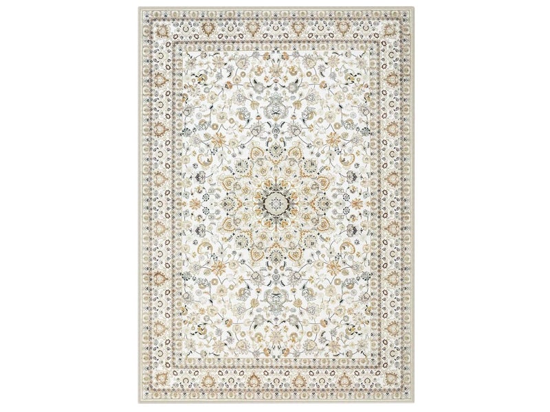 Crystal Velvet Vintage Boho Non Slip Rug for Bedroom Dining Room - Off-White&S S Carousel 2