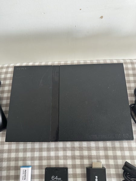 PS2 Slim – Black | FMCB Setup | HDMI Ready Carousel 2