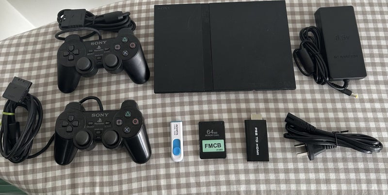 PS2 Slim – Black | FMCB Setup | HDMI Ready Carousel 1