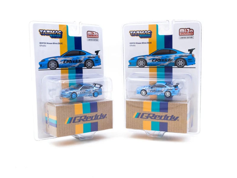 Tarmac Works GLOBAL64 1/64 VERTEX Nissan Silvia S15 GReddy - Mijo Special Edi... Carousel 2