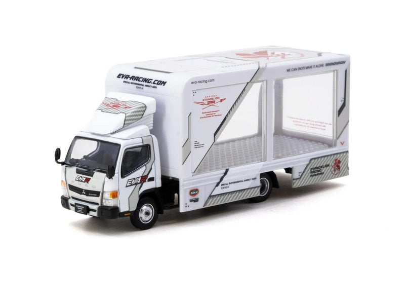 Tarmac Works TRUCK64 1/64 Mitsubishi Fuso Canter Mobile Display Truck EVA Racing Carousel 2