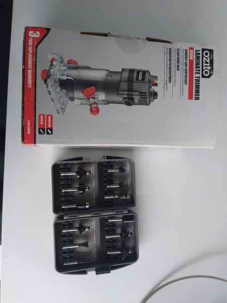Trim router Ozito and Craftright Bits Carousel 2