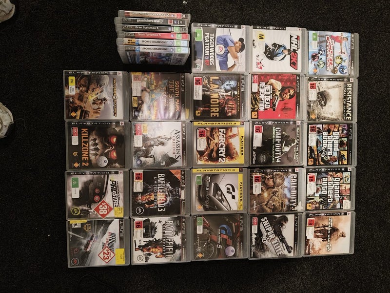 A decent list of 26 ps3 games. Carousel 11