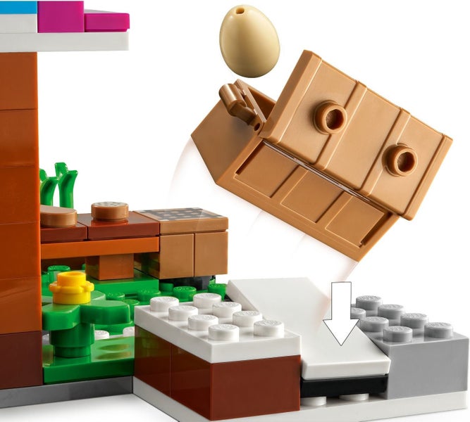 AWESOME LEGO MINECRAFT SET - 21184 THE BAKERY - includes 3 MINIFIGURES + a GOAT! Carousel 6
