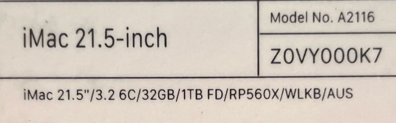 iMac 32GB 21.5inch Catalina 2019 Carousel 4