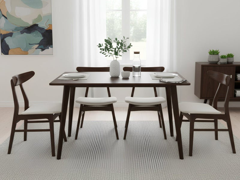 Wooden Dining Chair Set of 4 Carousel 1