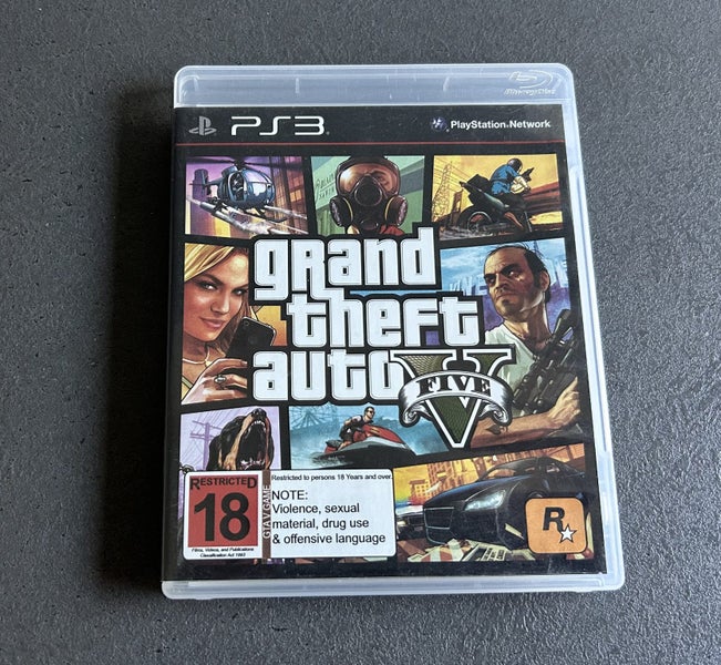 Grand Theft Auto V (GTA 5) - PS3 - Complete with Map Carousel 1