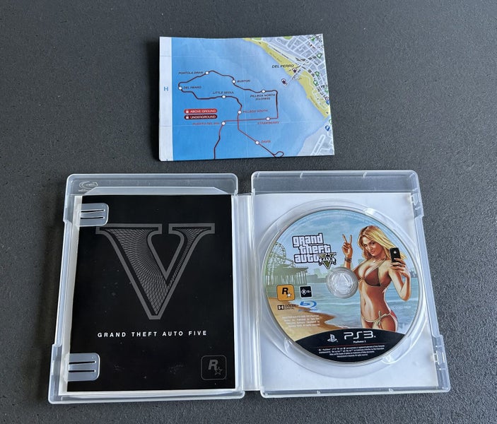 Grand Theft Auto V (GTA 5) - PS3 - Complete with Map Carousel 2