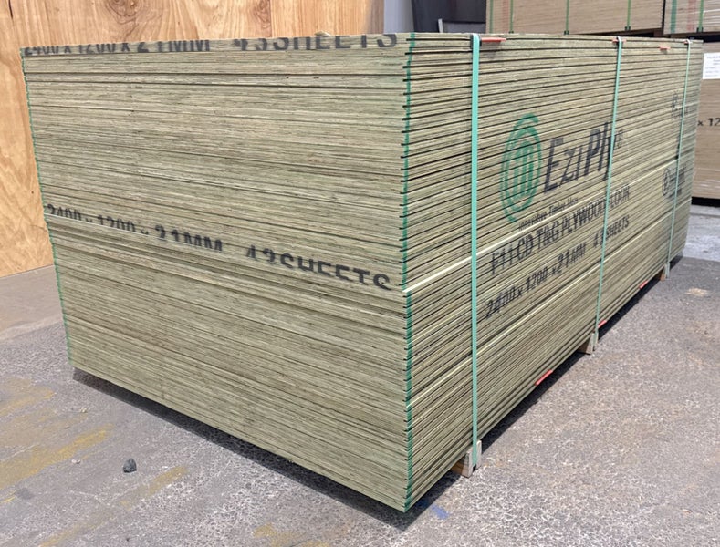 STRUCTURAL PLY, CD GRADE, F11, 2400 x 1200 x 21mm, H3.2 TREATED - 43 SHEETS Carousel 1