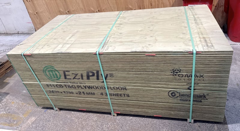 STRUCTURAL PLY, CD GRADE, F11, 2400 x 1200 x 21mm, H3.2 TREATED - 43 SHEETS Carousel 2