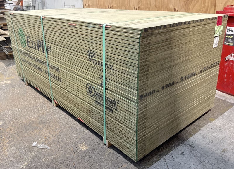STRUCTURAL PLY, CD GRADE, F11, 2400 x 1200 x 21mm, H3.2 TREATED - 43 SHEETS Carousel 1