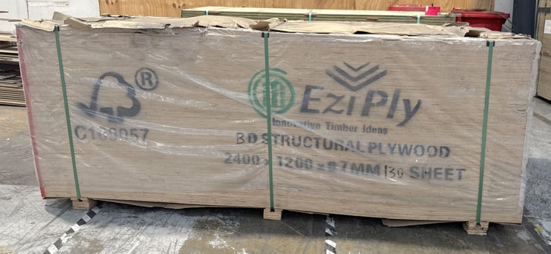 STRUCTURAL PLY, CD GRADE, F8, 2400 x 1200 x 7mm, UN-TREATED - 130 SHEETS Carousel 2