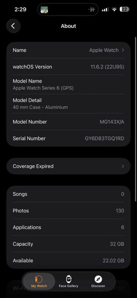 Apple Watch Series 6 40mm Carousel 3