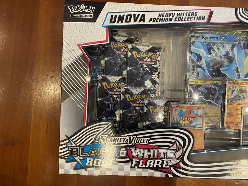 Pokemon TCG Unova Heavy Hitters Premium Collection Black Bolt White Flare Sealed Carousel 2