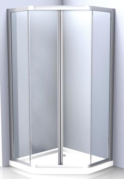 CLEARANCE Diamond Shape Corner Shower Carousel 1