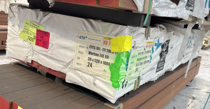 KWILA, BLANKS, 200 x 40mm, KILN DRIED, ETHICALLY SOURCED - 43.2m - TBT2474 Carousel 2