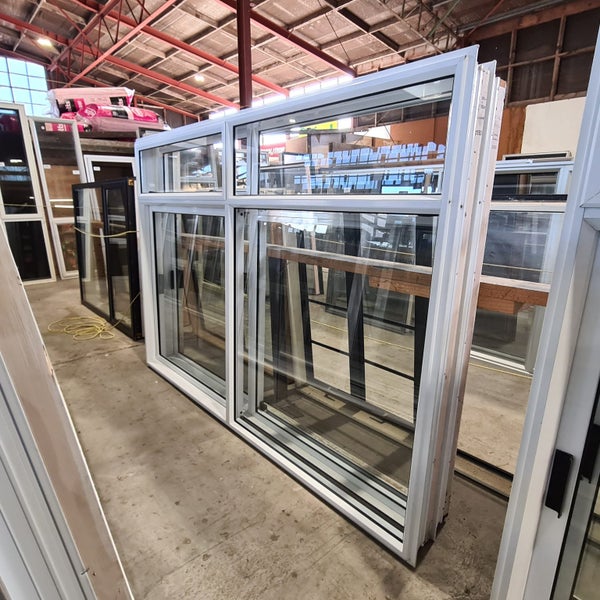 Recycled Single Glazed Aluminium Sliding Window 2300 x 1550 #4787 Carousel 1