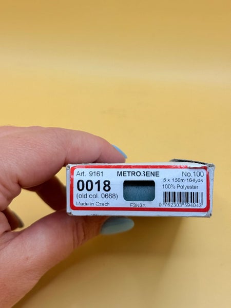 Mettler Metrosene No.100 Polyester Sewing Thread 5x 150m Colour 0018 Carousel 2