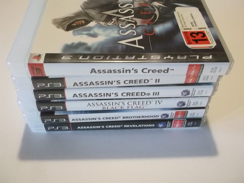 PS3 Games x 6 - Assassin's Creed Bundle / Bulk Buy (all with manuals) Carousel 1