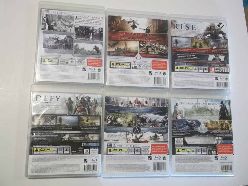 PS3 Games x 6 - Assassin's Creed Bundle / Bulk Buy (all with manuals) Carousel 5