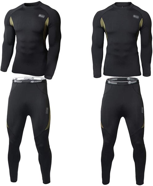 Men's Winter Thermal Underwear Set Warm Long Johns Pants Sport Suits Carousel 5