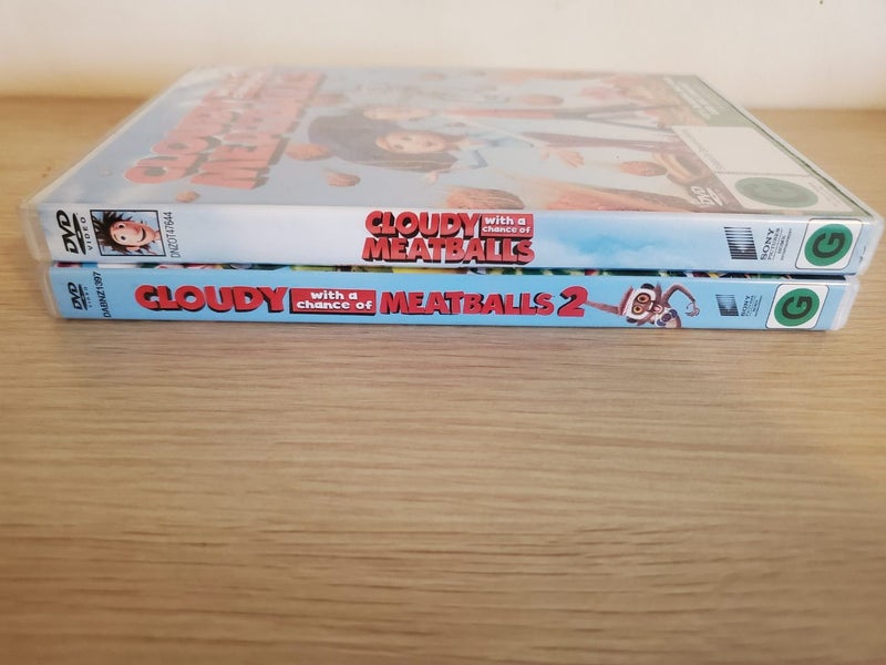 Cloudy with a Chance of Meatballs 1 & 2 on DVD *Offers Welcome*