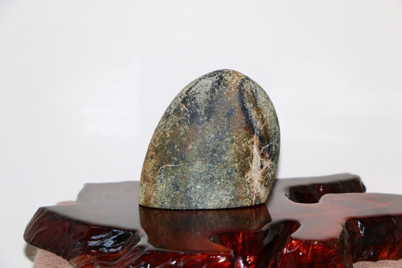 New Zealand greenstone small touchstone pounamu carving stone unique gift Carousel 2