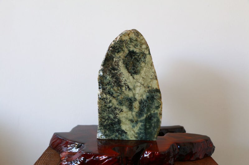 New Zealand greenstone viewing stone touchstone Kokopu pounamu touchstone Carousel 2