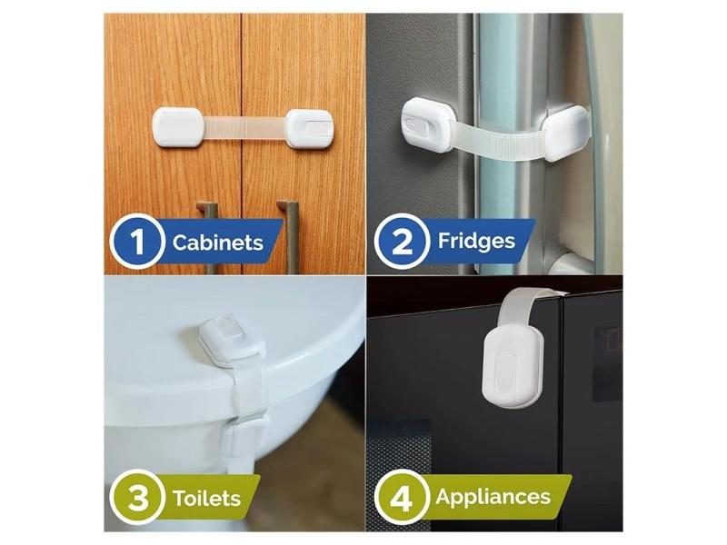 Baby Safety Cabinet Locks For Drawer And Door Latches Carousel 2