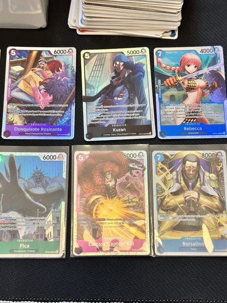 ONE PIECE TCG OP-10 & OP-05 BULK LOT - SRs + Leaders + Rares + 100s Cards (NM) Carousel 2