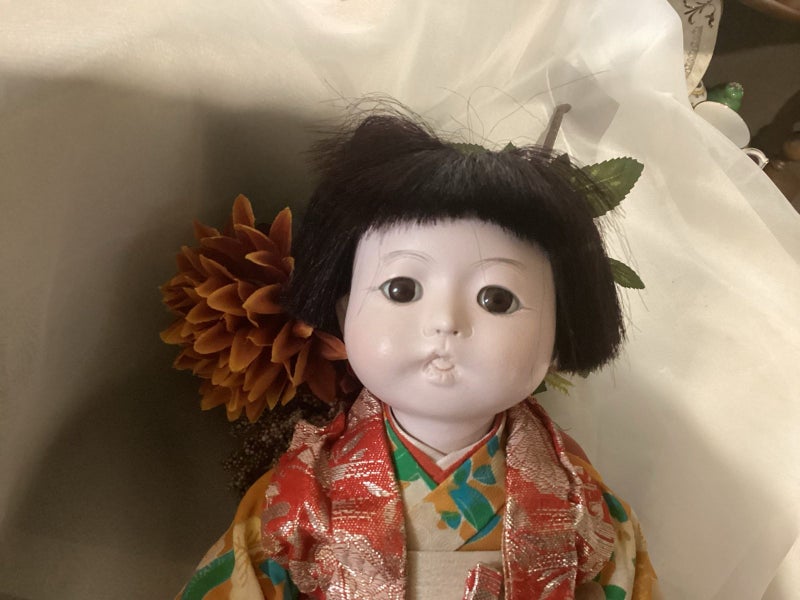 Antique Japanese Ichimatsu doll 1920-1930 Carousel 2