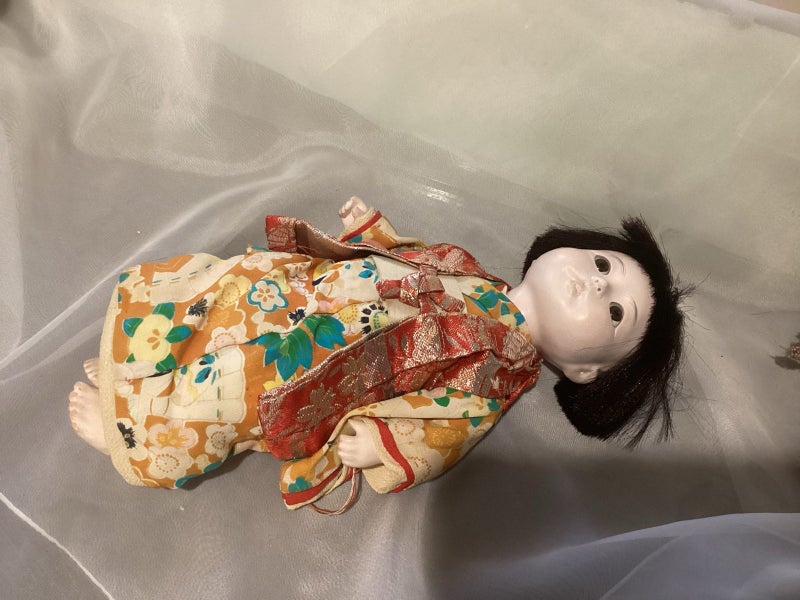 Antique Japanese Ichimatsu doll 1920-1930 Carousel 11