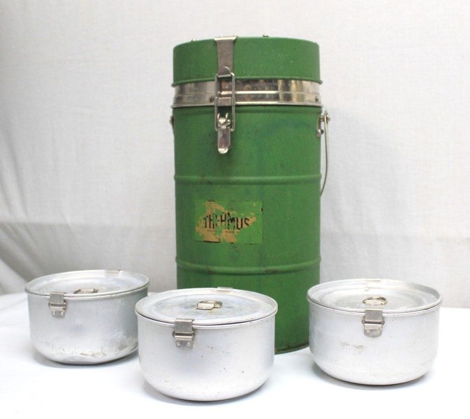 VINTAGE THERMOS FOOD FLASK – FANTASTIC FOR THAT VINTAGE THEME! Carousel 13