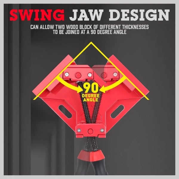 WISEUP 90 DEGREE MITRE CORNER CLAMP - WOODWORKING CARPENTRY TOOL Carousel 4