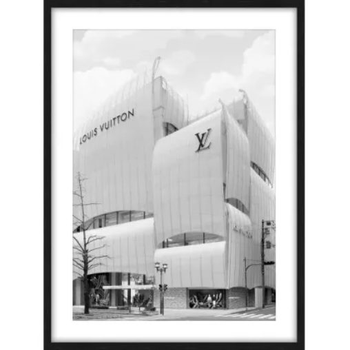 Saint Laurent Glass Framed Wall Art Carousel 1