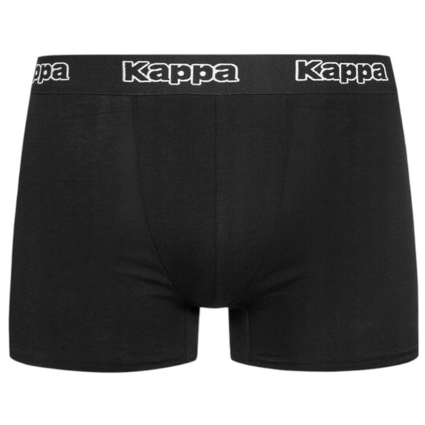 20 X Kappa Mens Black/Black Boxer Shorts Comfy Trunks Carousel 1
