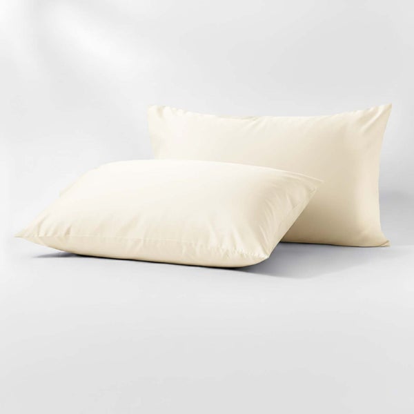 Renee Taylor 400 Thread Count Egyptian Cotton Standard Pillow Pair Vanilla Carousel 6