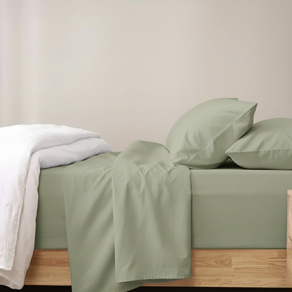 Renee Taylor 400 Thread Count Egyptian Cotton Sheet Set Double Basil Carousel 1