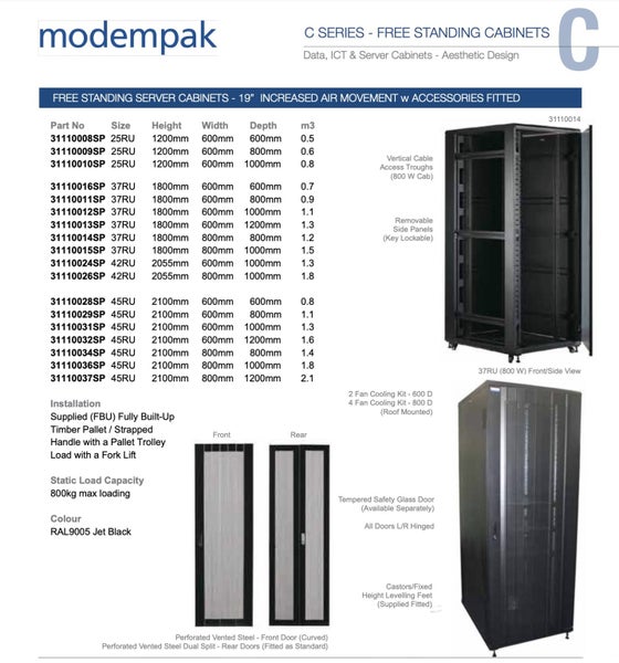 MODENPAK SERVER CABINETS : CLEARANCE SALE Carousel 1