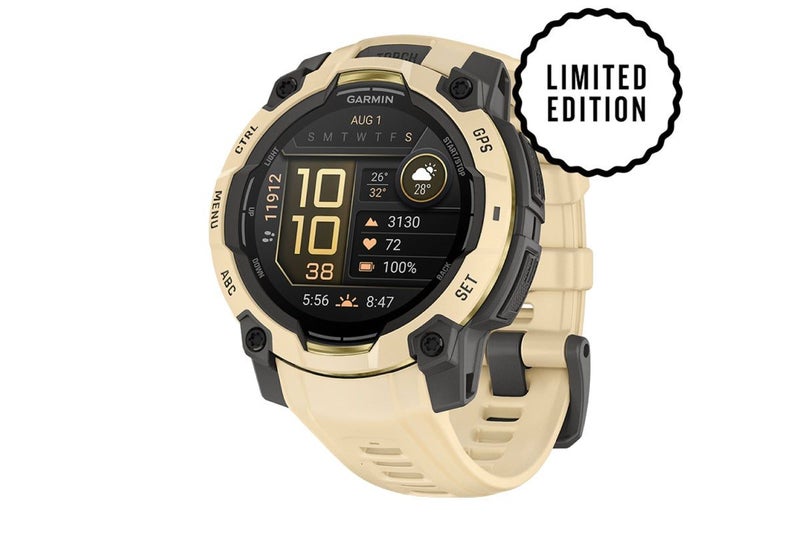 Garmin Instinct 3 AMOLED Smart Sports Watch (Citrine with Citrine Band, 45mm) Carousel 1