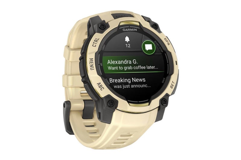 Garmin Instinct 3 AMOLED Smart Sports Watch (Citrine with Citrine Band, 45mm) Carousel 2