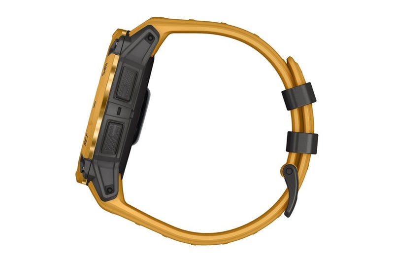 Garmin Instinct 3 Solar Smart Sports Watch (Sunburst with Sunburst/Grey Band, Carousel 8