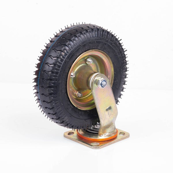 Hod Health & Home 8 Inch Swivel Castor Caster Pneumatic Tyres Wheels Trolley Car Carousel 1