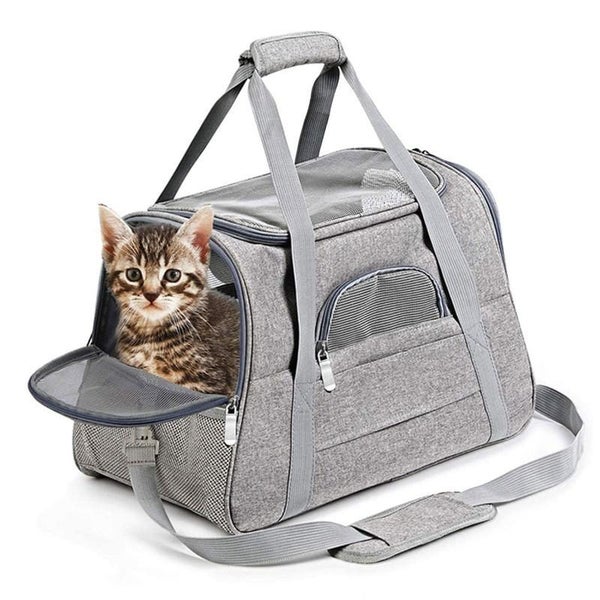 Hod Health & Home Pet Carrier Bag Travel For Cats And Small Dogs Cozy Bed Should Carousel 1