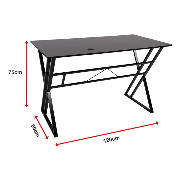 Randy & Travis Machinery Computer Desk Home Office Study Writing Workstation Gam Carousel 2